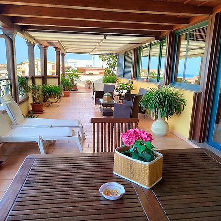 "Appartamento Del Mare Gliaca" Con Vista Isole Eolie,Ampia Terrazza,Wifi E Parcheggio Privato Gratuito Piraino Exteriér fotografie
