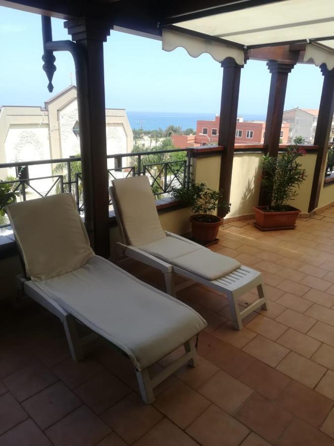 "Appartamento Del Mare Gliaca" Con Vista Isole Eolie,Ampia Terrazza,Wifi E Parcheggio Privato Gratuito Piraino Exteriér fotografie