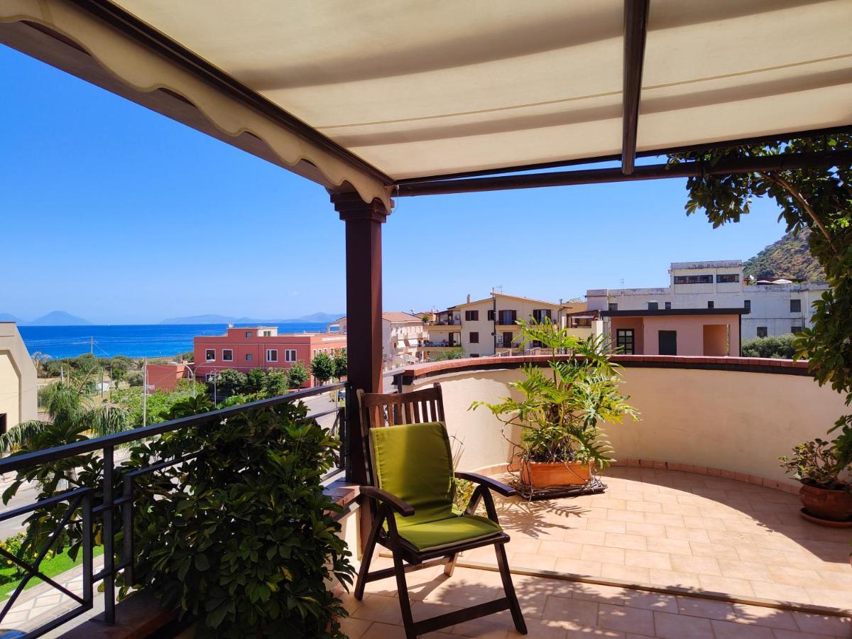 "Appartamento Del Mare Gliaca" Con Vista Isole Eolie,Ampia Terrazza,Wifi E Parcheggio Privato Gratuito Piraino Exteriér fotografie