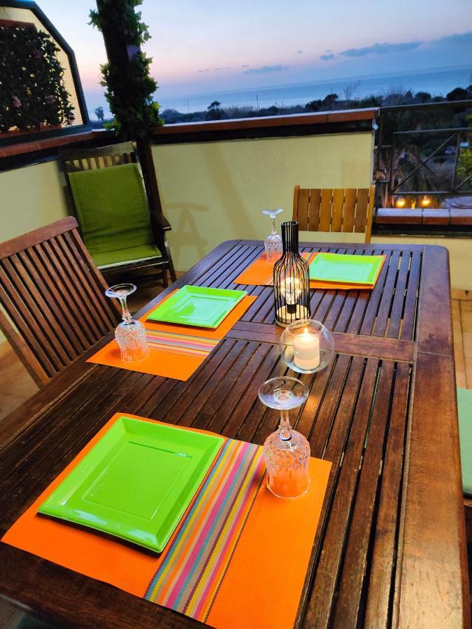 "Appartamento Del Mare Gliaca" Con Vista Isole Eolie,Ampia Terrazza,Wifi E Parcheggio Privato Gratuito Piraino Exteriér fotografie