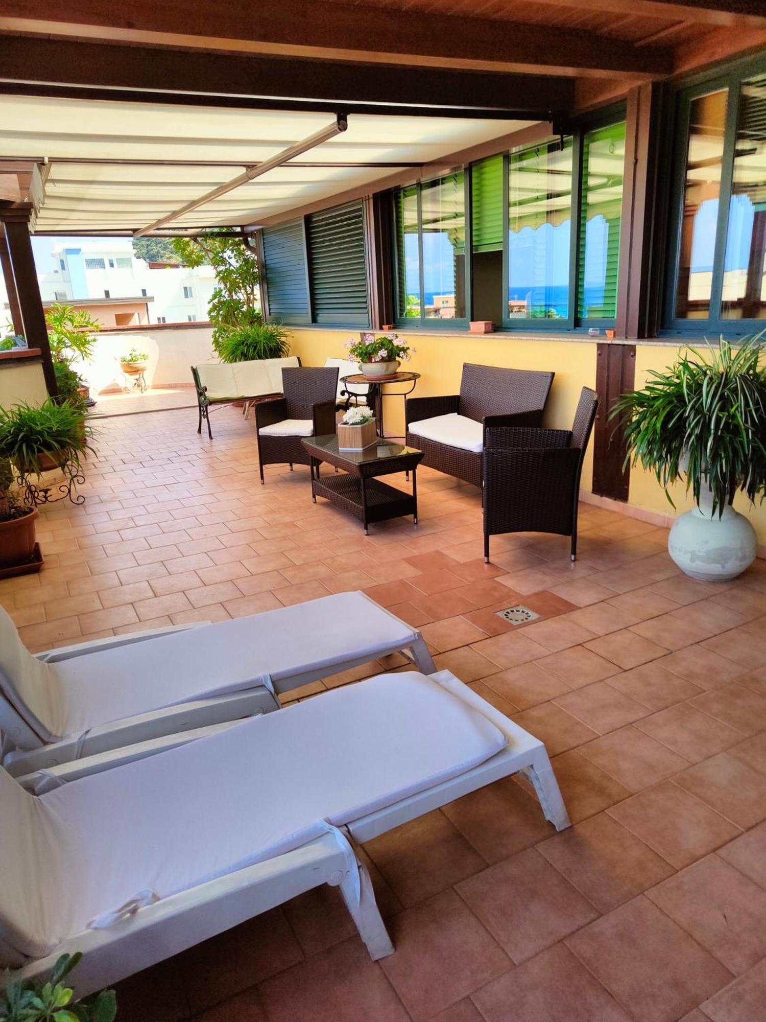 "Appartamento Del Mare Gliaca" Con Vista Isole Eolie,Ampia Terrazza,Wifi E Parcheggio Privato Gratuito Piraino Exteriér fotografie