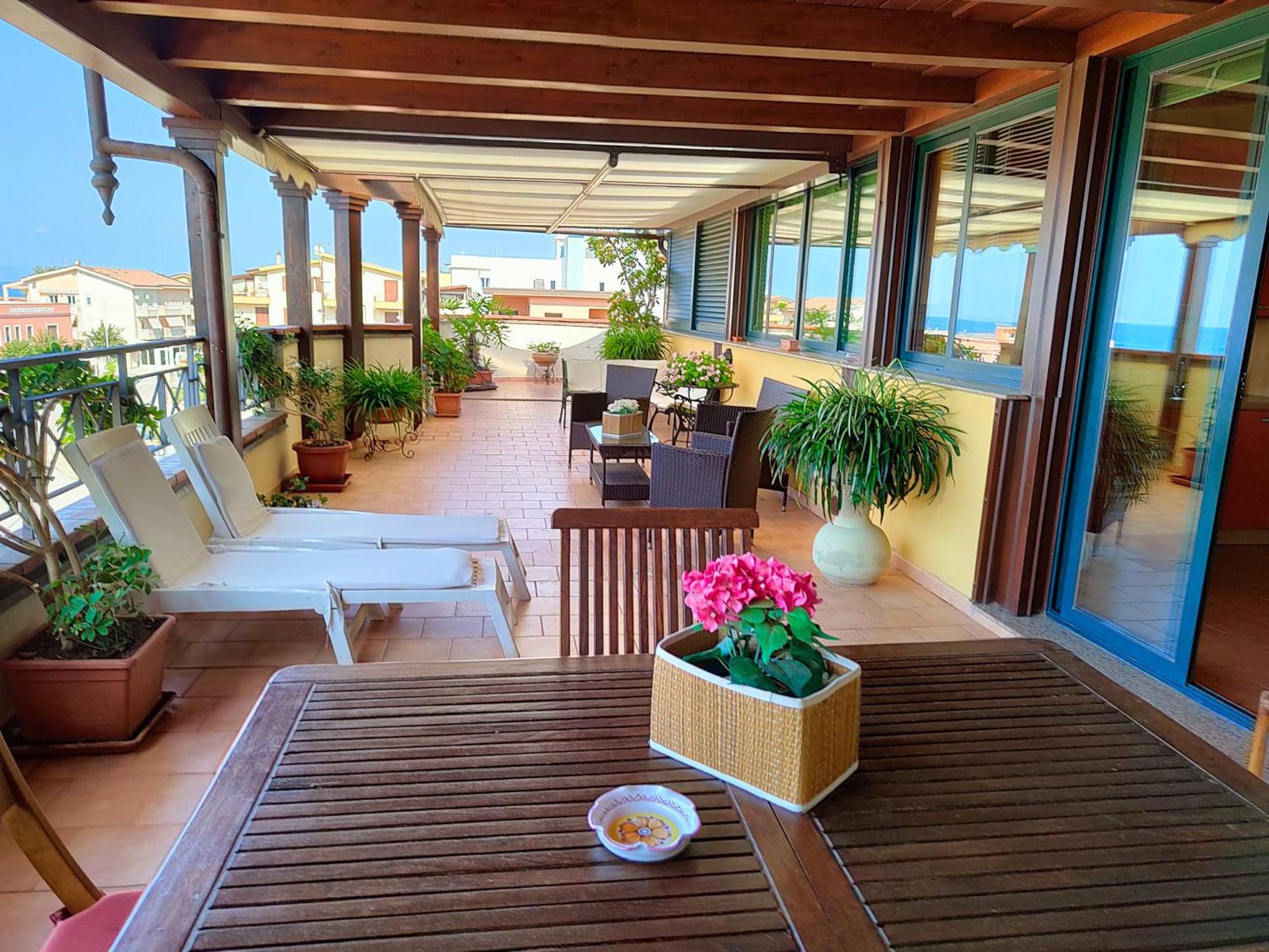 "Appartamento Del Mare Gliaca" Con Vista Isole Eolie,Ampia Terrazza,Wifi E Parcheggio Privato Gratuito Piraino Exteriér fotografie