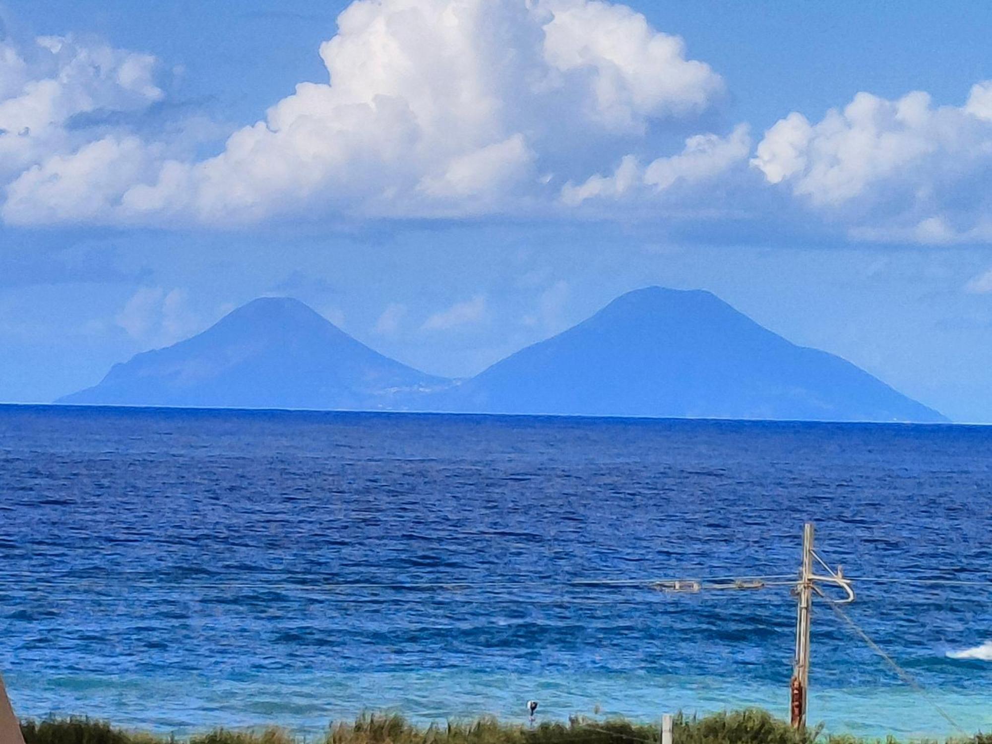 "Appartamento Del Mare Gliaca" Con Vista Isole Eolie,Ampia Terrazza,Wifi E Parcheggio Privato Gratuito Piraino Exteriér fotografie